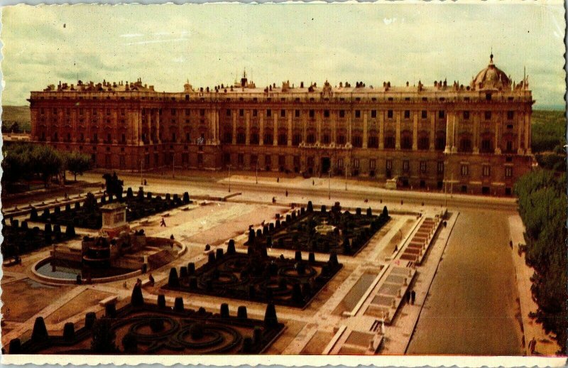 Madrid Royal Palace Heliotiplia Artistica Postcard Unposted Unused Vintage Vtg 