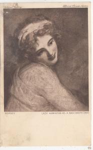 BF18239 romney lady hamilton as a bacchante  painting art front/back image