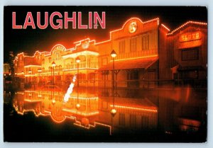 1993 Pioneer Hotel & Gambling Hall Restaurant Building Laughlin Nevada Postcard