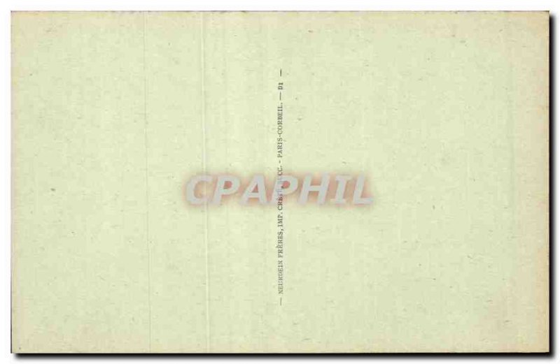 Old Postcard Chartres Cathedral Notre Dame underground