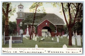 c1905 Old Swedish Church Built May 26, 1698 Wilmington Delaware Antique Postcard