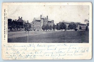 Cedar Falls Iowa IA Postcard State Normal School Exterior c1905 Vintage Antique