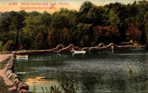 New York Stamford-In-The-Catskills Stone Arches and Loch Marion 1908