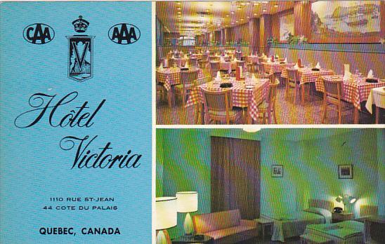 Canada Restaurant and Cocktail Lounge Hotel Victoria Quebec