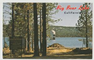 Big Bear Lake California Scenic View Vintage Postcard