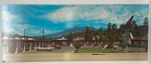 Amber Sky Motel Old Cars Flagstaff, Arizona Oversize Postcard