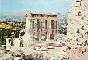 Postcard Modern Athens Temple of Wingless Nike (4th Century has C)