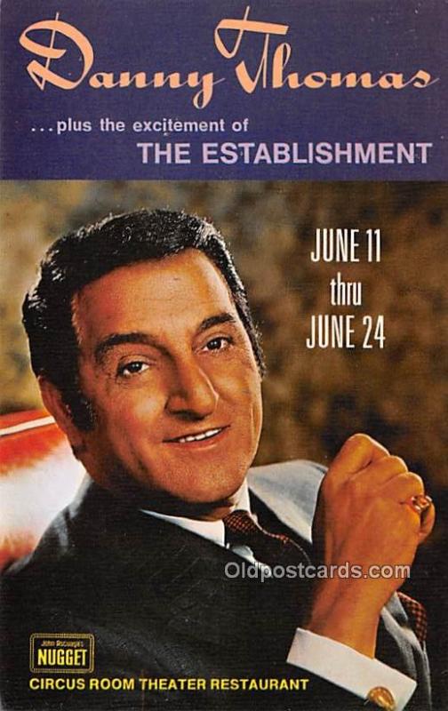 Danny Thomas Movie Star Actor Actress Film Star Unused 