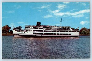 c1960 Washington Postcard High School Moonlight Dance Wilson Line S.S Mt. Vernon