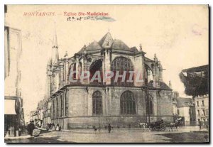 Old Postcard Montargis Church Ste Madeleine