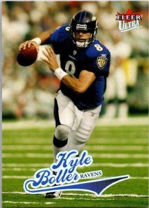 2004 Fleer Football Card Kyle Boller Baltimore Ravens sk9245