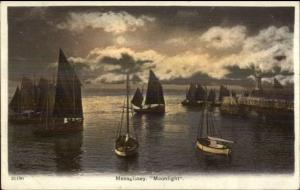 Mevagissey UK Lighthouse Harbor c1910 Postcard