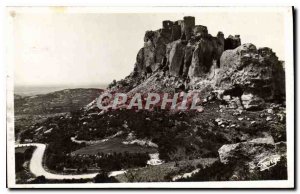 Old Postcard Les Baux (B Rhone) Ruins of the feudal Chateau