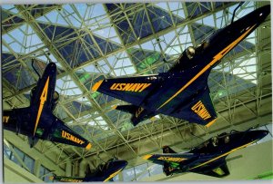 Blue Angels Atrium National Museum of Naval Aviation Pensacola FL Postcard A69