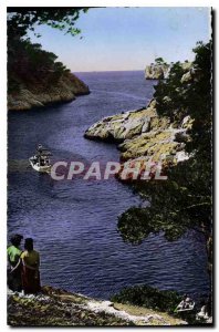 Old Postcard Cassis B R Calanque of Port Pin