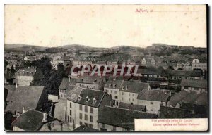 Belfort - Vue Generale taking the Lycee Old Postcard