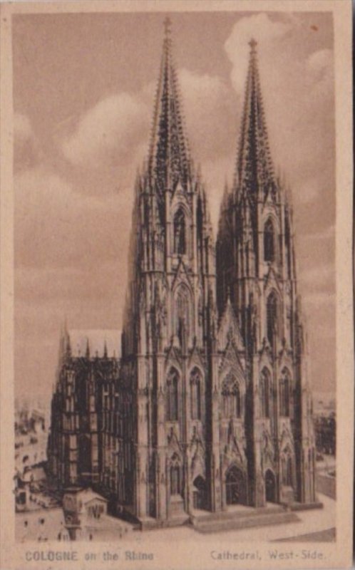 Germany Koeln Cathedral West Side