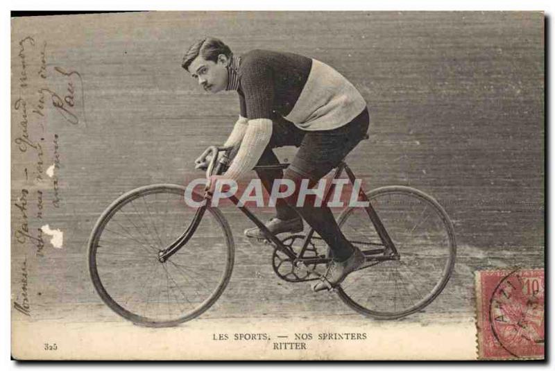 Postcard Old Bike Cycle Cycling Our sprinters Ritter