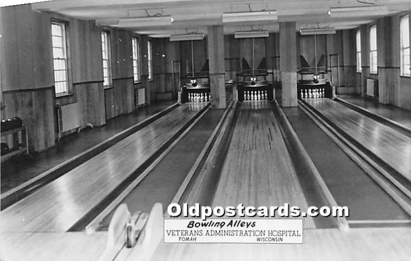 Bowling Alleys, Veterans Administration Hospital Tomah, Wisconsin, WI, USA Mi...