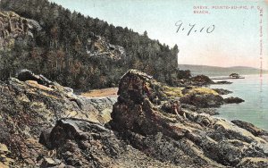 br105818 greve pointe au pic beach  quebec canada