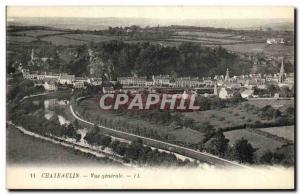 Old Postcard General view Chateaulin