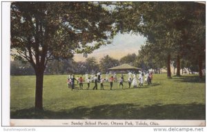 Ohio Toledo Sunday School Picnic In Ottawa Park 1914