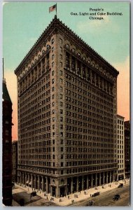 Chicago Illinois c1910 Postcard People's Gas Light And Coke Building