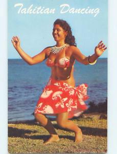 Pre-1980 Risque DANCING GIRL FROM TAHITI hn4763