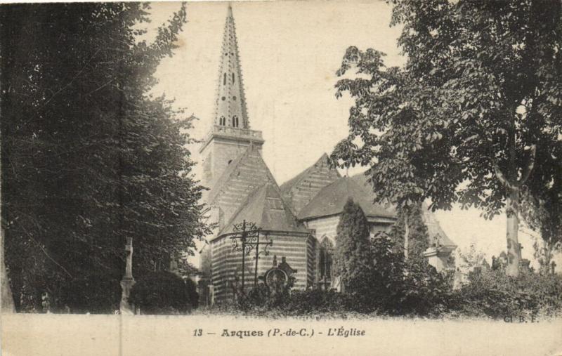 CPA ARQUES - L'Église (181034)