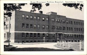 Sweetsburg Quebec Brome Missiquoi Perkins Hospital 1950-60s Vintage Postcard