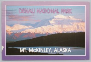 Denali National Park~Snow Covered Mount McKinley~Alaska~Purple Majesty~PM 1985