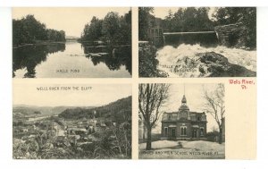 VT - Wells River. Multi-View circa 1908
