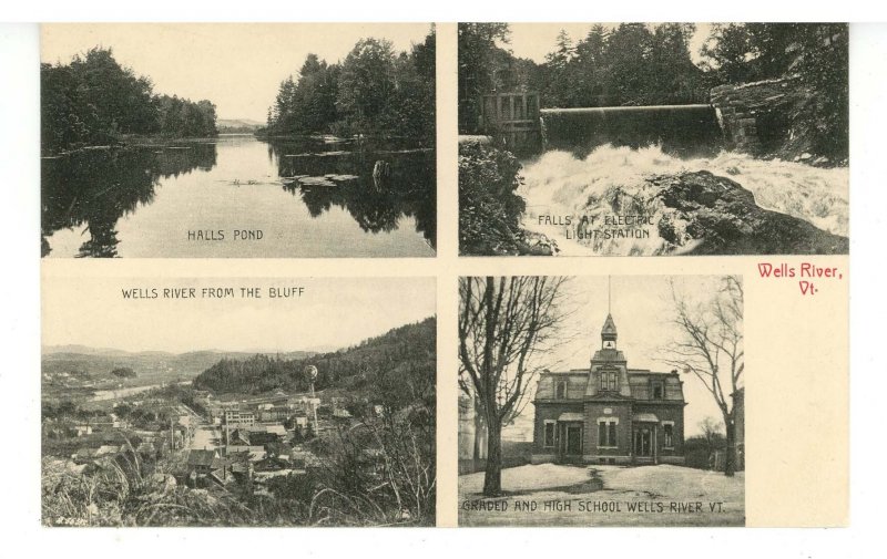 VT Wells River. MultiView circa 1908 United States Vermont