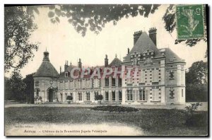 Old Postcard Chateau of Arrou Bruneliere Main Facade