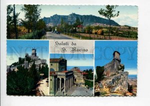 422072 San Marino to GERMANY 1963 year collage RPPC w/ hunt dogs stamps