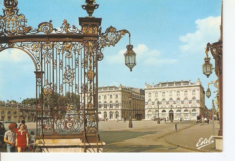 Postal 034501 : Nancy. La place Stanislas ensemble architectural can? par Emm...