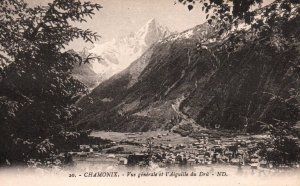 Vue Generale er l'Aiguille du Dru,Chamonix,France BIN