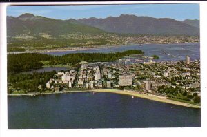 Aerial English Bay, Vancouver, British Columbia