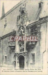 Old Postcard Nancy Lorrain Museum Former Palace of the Dukes of Loraine Entre...