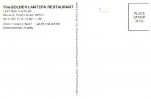 Rhode Island Warwick , Golden Lantern Restaurant , Diningg Room