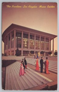 State View~Pavilion @ Los Angeles Music Center At Sunset~Vintage Postcard