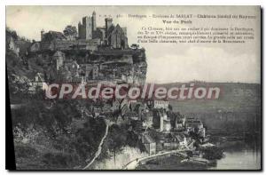 Postcard Ancient castle of BEYNAC view Pech nearly Sarlat