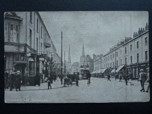 Hampshire SOUTHAMPTON Bernard Street - Animated Street Scene c1905 Postcard