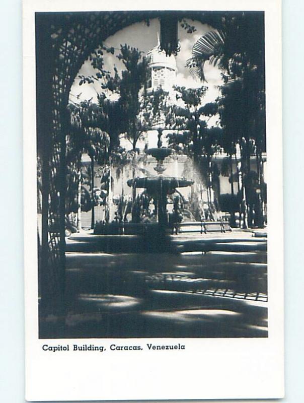 old rppc CAPITOL BUILDING Caracas Venezuela HM1425