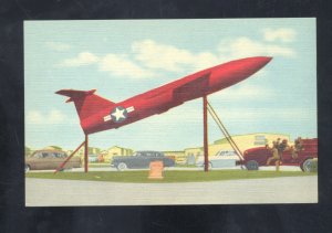 SAN ANTONIO TEXAS LACKLAND AIR FORCE BASE OLD CARS VINTAGE POSTCARD