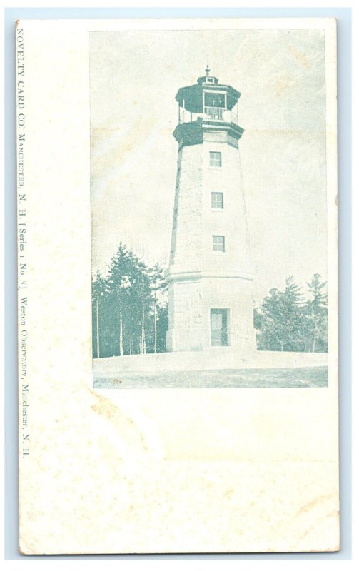Weston Observatory Manchester NH New Hampshire Postcard (EJ2)