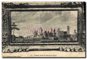 Postcard Ancient feudal Castle of Blandy les Tours