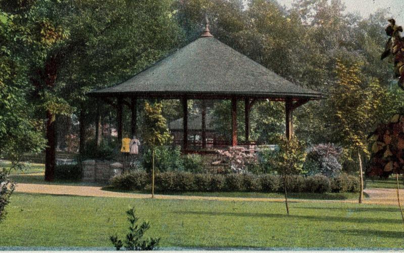 1907-1915 Scranton PA Music Pavilion Nay Aug Park Lackawanna Co RARE DB Postcard