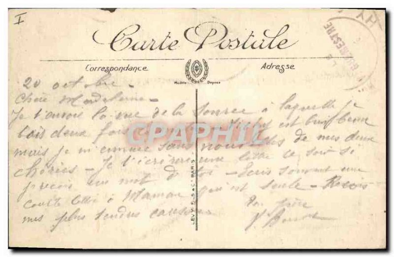 Old Postcard The Source Vichy Hospital