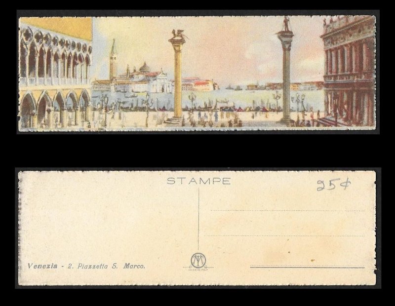 VENICE ITALY (20) Various View cards 1/2 normal size Unused (except one) c1930s